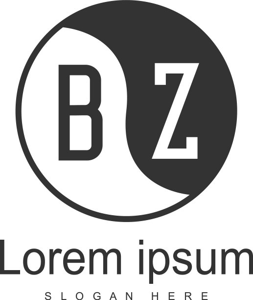 创意现代bz字母标志设计图片下载