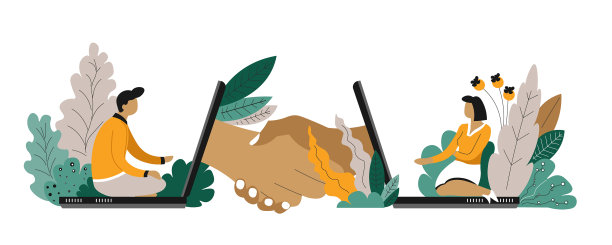 自由职业者和远距离通信工作者图片下载