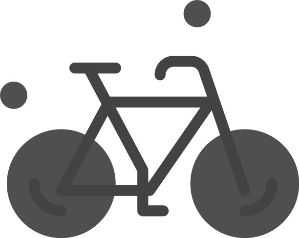 自行车，自行车，弹簧，自行车，彩色图标图标图片下载