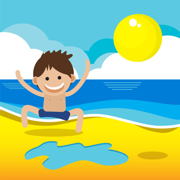 夏日概念幸福与图片下载