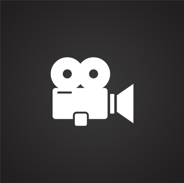 电影相机相关图标的背景图片下载