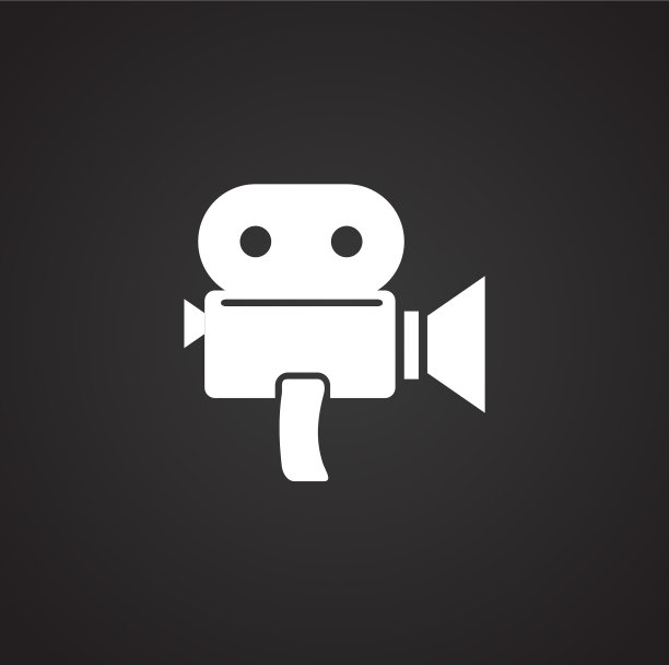 电影相机相关图标的背景图片下载