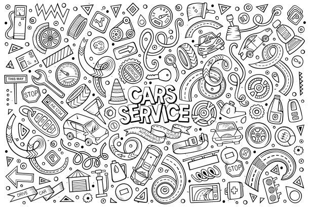 卡通汽车物体集图片下载