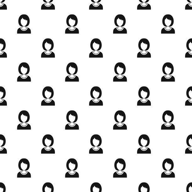 年轻女子头像模式图片下载