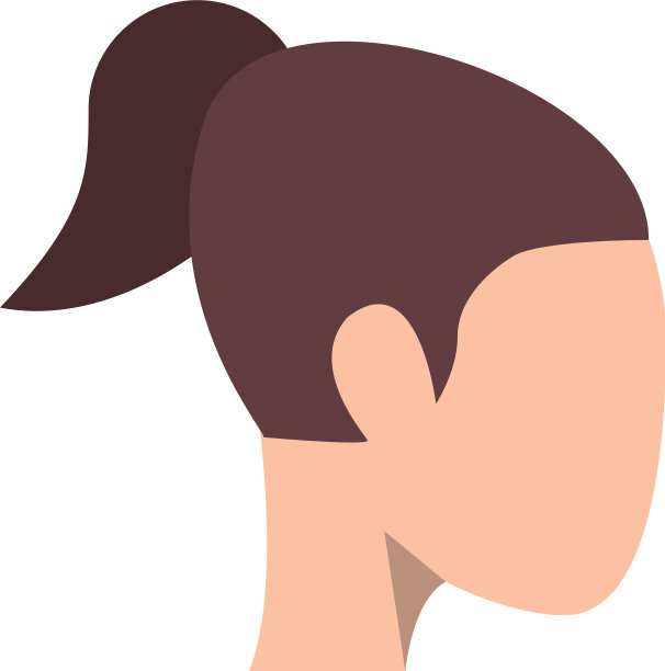 女人头无脸侧视图片下载