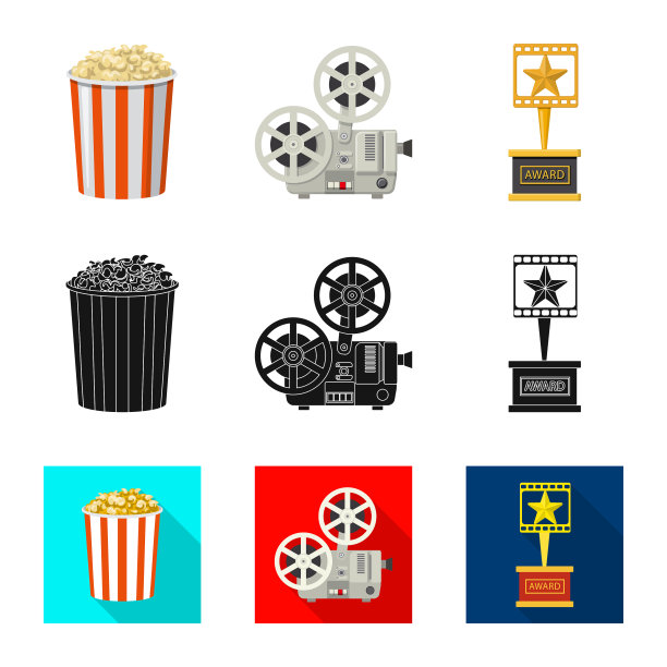 电视和拍摄标志图片下载