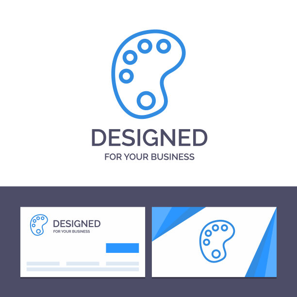 创意名片和标志模板绘制图片下载