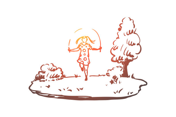 残疾女孩跳绳残疾图片下载