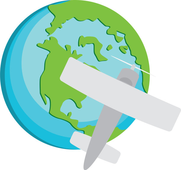 世界行星地球与小平面图片下载