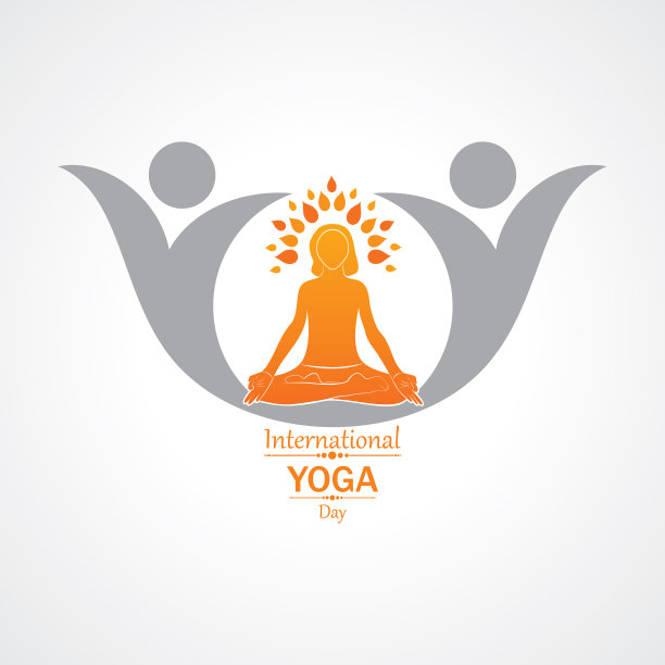 在国际瑜伽日做瑜伽的女人图片下载