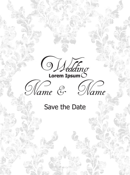 复古巴洛克维多利亚卡片花卉图片下载