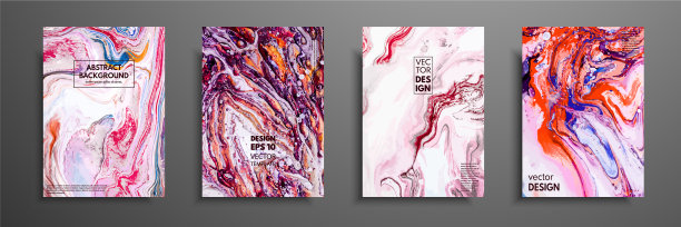 丙烯酸混合颜料液体大理石纹理图片下载