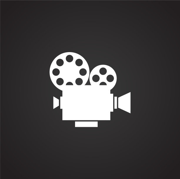 电影相机相关图标的背景图片下载