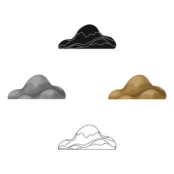 低棕沙山，不同山单图片下载