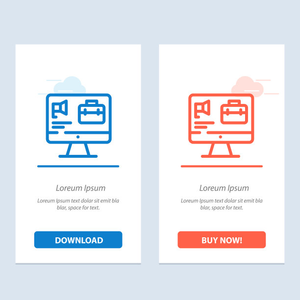 电脑包扬声器工作蓝色和红色下载图片下载