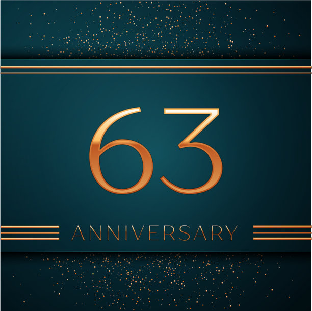 63周年庆典设计图片下载