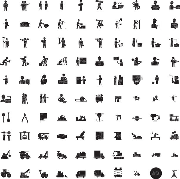 卡伯纳切割木材黑色概念图标图片下载