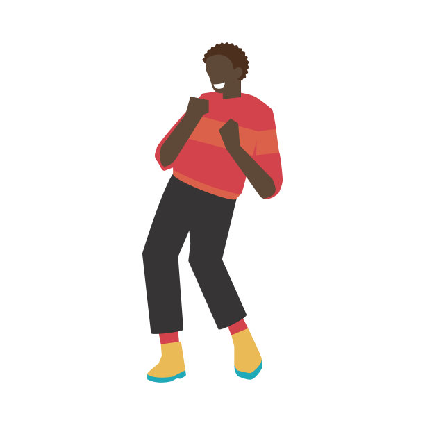 跳舞的人与平年轻图片下载