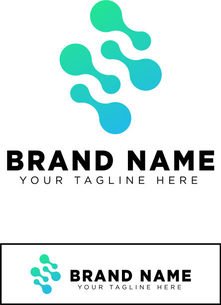 分子标志设计模板图标元素图片下载