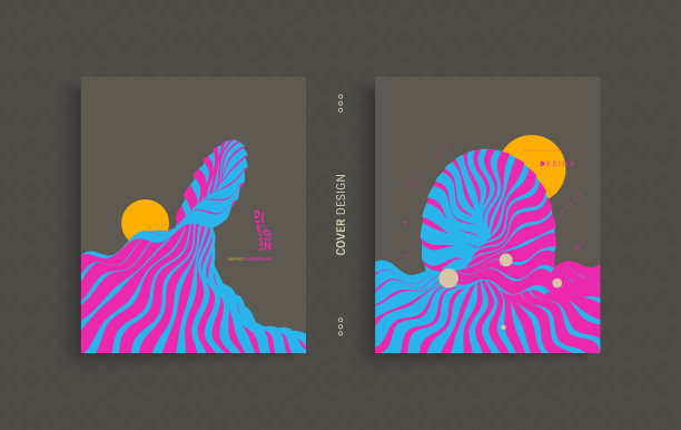 抽象波浪背景未来的海洋图片下载