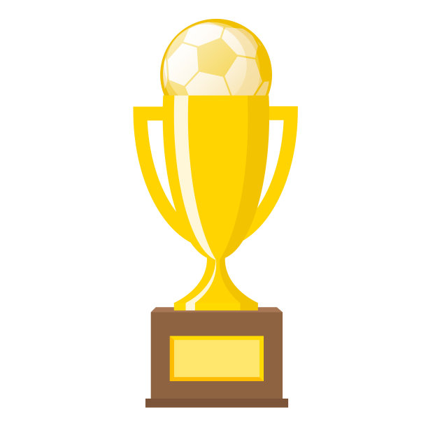 冠军金杯金牌足球平图标图片下载