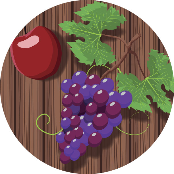 葡萄和苹果图片下载