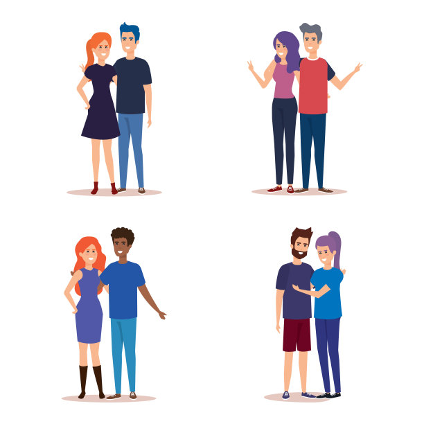 人群性格图片下载