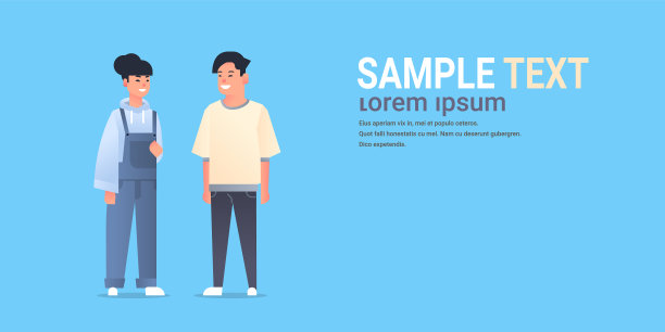 年轻的亚洲夫妇穿着休闲衣服开心图片下载