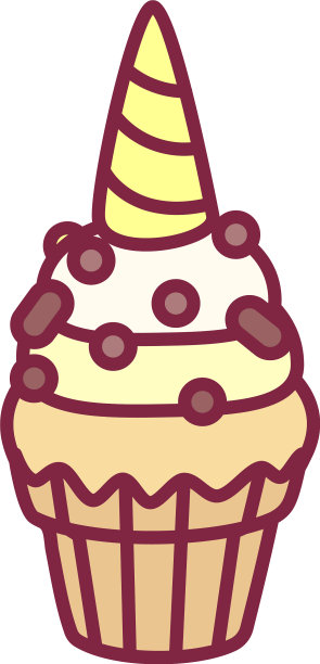 可爱的纸杯蛋糕艺术图片下载