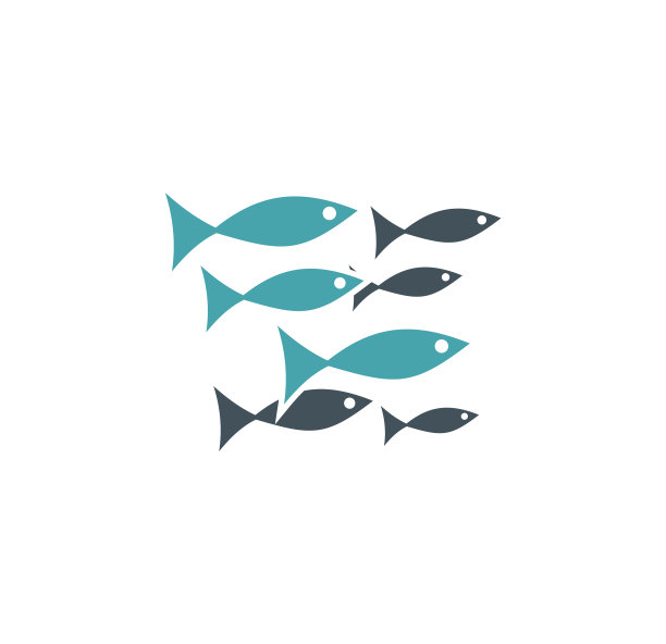 鱼相关图标的背景图形和图片下载