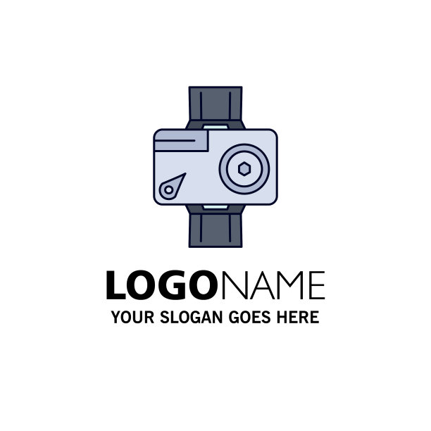 相机动作数码视频照片平面彩色图标图片下载