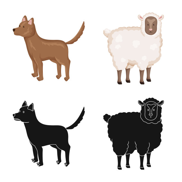 孤立的对象繁殖和厨房图标设置图片下载