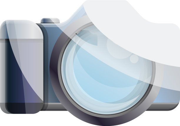 专业相机图标卡通风格图片下载