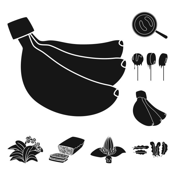 孤立对象维生素和饮食标志的集合图片下载