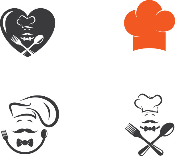 见厨师标志模板图片下载