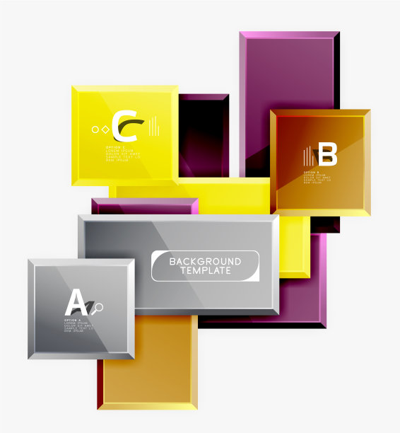 最小的方形横幅抽象背景图片下载