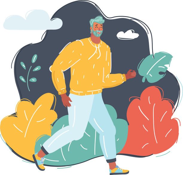 男人和女人一起锻炼和慢跑图片下载