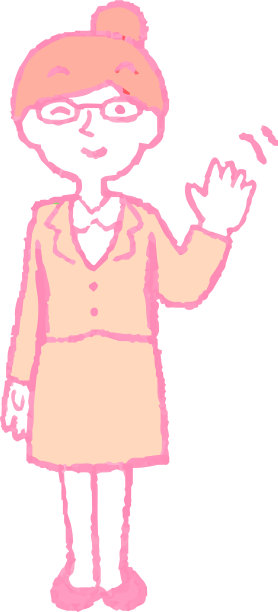 一个戴着眼镜的女商人图片下载