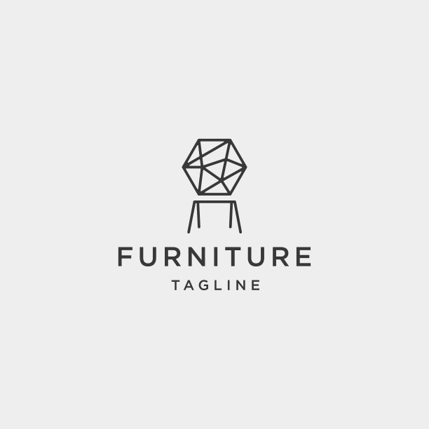 家具标识设计图标图标孤立图片下载