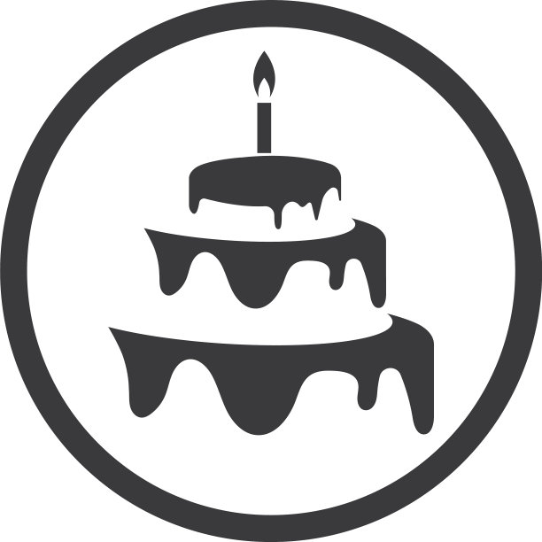 蛋糕标志预展图片下载