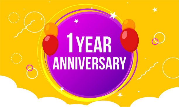 1周年生日快乐第一次邀请图片下载