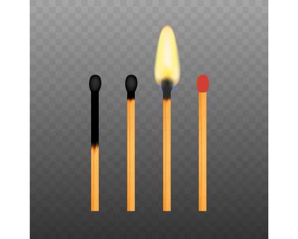 真实燃烧匹配透明网格图片下载