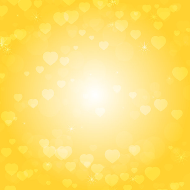 彩色抽象背景与心星星图片下载