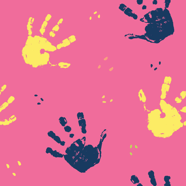 手工邮票无缝图案油漆染色背景图片下载