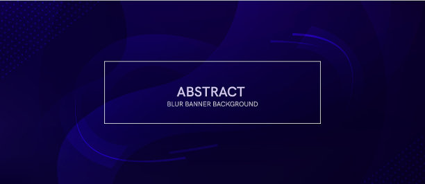 带有渐变形状和模糊的抽象横幅图片下载