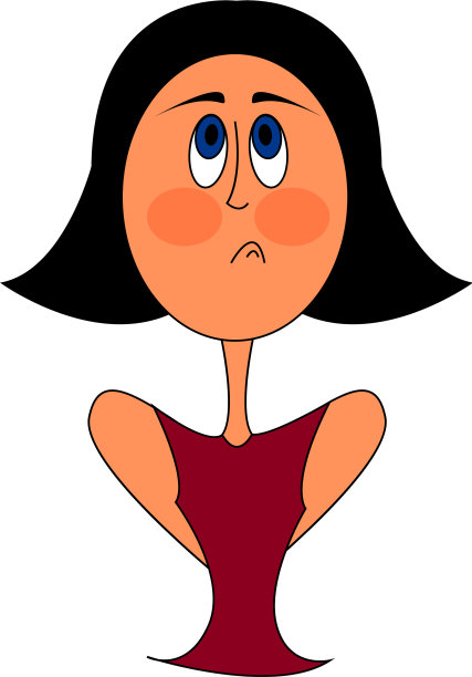 蓝眼睛的女士穿着白色的毛衣图片下载