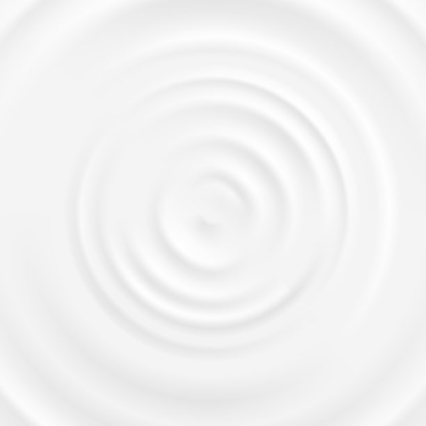 逼真的3d详细的白色牛奶圆涟漪图片下载