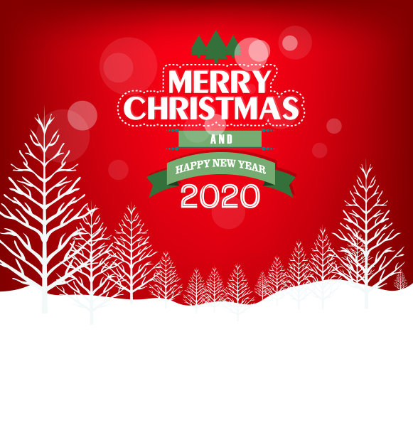 2020年新年快乐，圣诞快乐，中国人图片下载