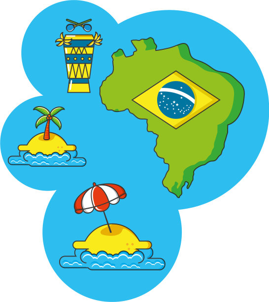 地图巴西设置图标图片下载