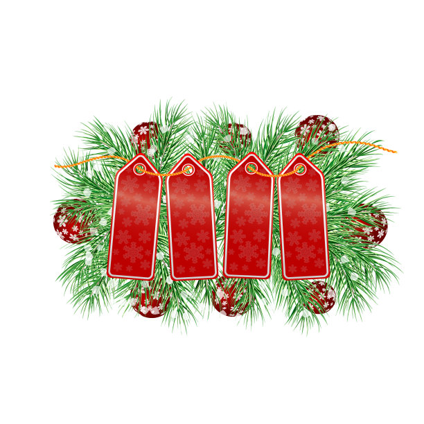 用刷子刷的纸板销售标签圣诞标签图片下载